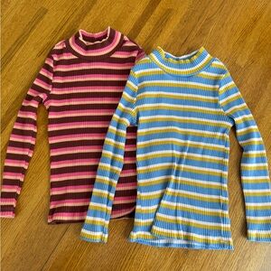 Set of 2 Old Navy Striped Turtle Necks